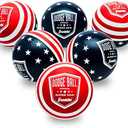 2 Franklin Sports Dodgeball Ball Set – Superskin-Coated Foam Balls for Playground Games – Small Dodgeballs for Gymnasium Games – Easy-Grip Foam Balls – Won’t Shred or Tear for Hours of Fun