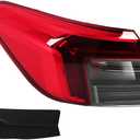 Outer Tail Light Assembly Driver Compatible with 2022 2023 Civic Sedan Sport LX EX SI Touring Left Rear Tail Lamp Taillight 33550T20A01 HO2804123