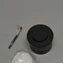 Nessus Reusable Pod Kit for Nespresso Pods Vertuo, Reuse Old Coffee Pods for Nespresso Vertuo: 100 Pcs Aluminum Foil Seal Lid, Holder, Brush, Refillable Vertuo Plus Next Capsule Machine(No Pods Come) (Black)