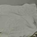 FUTEI White Decorative Throw Pillow Covers 26x26 Inch Set of 2,Double Stitch Scalloped Bordered Soft Chenille Euro Pillow Shams,Modern Home Decor for Couch Bed Living Room