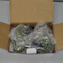 Green Office Chair Wheels 3" Inch Roller Blade Rubber Wheels Caster Replacement, 11mm Universal Fit Stem Heavy Duty Gaming Office Desk Stool Chair Wheel for Hardwood Floor Carpet - Set of 5