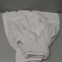 Biscaynebay Wrap Around Bed Skirts for Queen Beds 15" Drop, White Adjustable Elastic Dust Ruffles Easy Fit Wrinkle & Fade Resistant Silky Luxurious Fabric Machine Washable