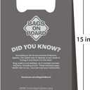 Bags on Board Dog Poop Bags - Extra Thick Waste Pickup Bags with Easy Tie Handles - Easy Dispensing Drawer Pack - 200 Count