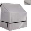 900D Boat Center Console Cover for Outdoor Storage with Large Air Vents, Windproof Strap, Waterproof Seam Strips - Heavy Duty & Anti-UV and Durable (36"W x 24"L x 42"H)