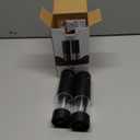 Electric Salt and Pepper Grinder Set Automatic Battery Pepper Mill Shakers Adjustable Coarseness Upgraded Larger Capacity with Led Home and Kitchen Appliances Birthday Gifts for Women Mom (Black/Black)