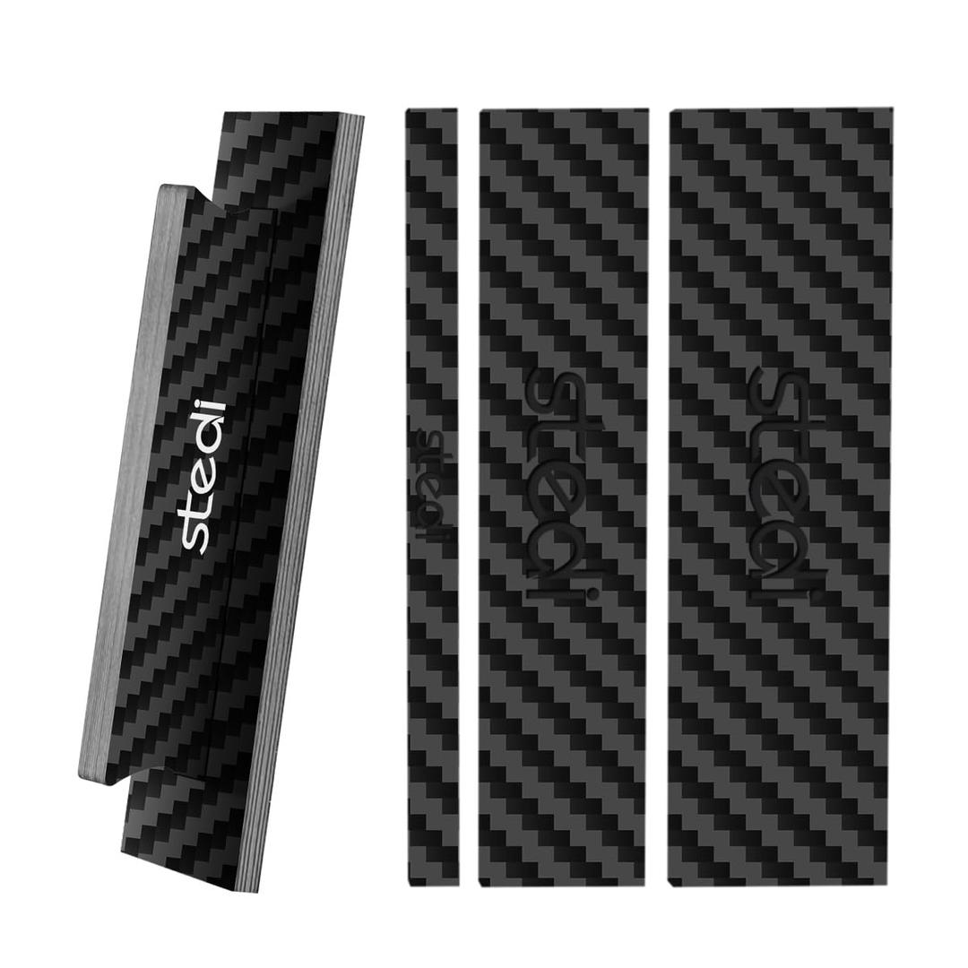 stedi Carbon Fiber Sanding Sticks 4PCS, Hobby Model Tools for Gundam, Scale Military Model, 3D Resin Parts, Wood, Perfect for Sanding Small Areas