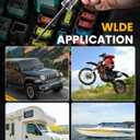 Test Light Automotive, 6V-12V-24V Circuit Tester with Light for Continuity Voltage Electrical Fuse Tester, Car Electric Tester Pen ABS Handle with Sharp Probe&Alligator Clip for Sedan, SUV, RV, Truck (Bright Tungsten Bulb)