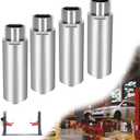 6" Tall Stack Extension Adapters for 2-Post Lift, 4 Pack Lift Pad Extensions with 49mm Pin, 12000 lbs Capacity #45 Steel Lift Adapters for Trucks, SUVs, Vans and Vehicles with Running Boards
