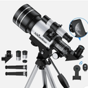 Astronomical Telescope for Kids, 70mm Aperture, 400mm Focal Length, 24-180X Magnification, Fully Multi-Coated Optics, AZ Mount with Tripod