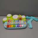 Baby Musical Toys 3 in 1 Piano Keyboard Xylophone Drum Set for 1 Year Old Girls Boys Toys Age 2 Music Instrument Learning Toys Toddlers 1-3 0-2 First Birthday Gift Infant Baby Toys 6 9 12 18 Month (Green)