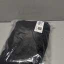 Dokotoo Women's V Neck Long Sleeve Waffle Knit Tops Off Shoulder Oversized Pullover Sweater (Black)