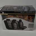 Pilot Automotive SC-5025E Black 10-Piece Camo Mesh Seat Cover