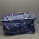Household Essentials Sea Shell Krush Container All-Purpose Utility Tote with Pockets