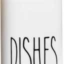 Heartland Home Porcelain 16oz Kitchen Soap Dispenser. Detergent Dispenser or Dish Soap Dispenser for Kitchen Sink. White Soap Dispenser, Modern Farmhouse Decor Dish Soap Pump for Kitchen Organization