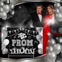 Kigeli Graduation Party Decorations 2026 Prom Yard Sign Prom Lawn Sign with Stakes for College High School Graduation Party Outdoor Photo Backdrop Decor(Silver)