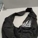 Dog Carrier Sling - Reversible Puppy Carrier Purse with Storage Pocket, Hand-Free Dog Sling Carrier for Carry Small Dogs and Cats, Travel Safety Harness, Dog and Cat Harness(Black)