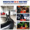 Manual Tire Bead Breaker – Heavy-Duty Bead Buster with Rubber Pad, 38-42 Inch (97-107cm) for Tire Removal, Works for ATV, Golf Cart, Buses,Trucks, Tractors, Motorcycles