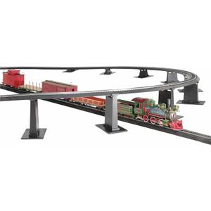Bachmann Trains 18 PC. E-Z TRACK GRADUATED PIER SET - For Use with HO or On30 Scale E-Z Track , White