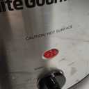 Elite Gourmet Stainless Steel Slow Cooker, Dishwasher-Safe with Tempered Glass Lid, Cool-Touch Handles, Removable Stoneware Pot, 8.5 Quart,MST-900V