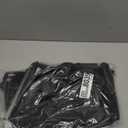 Tote Bag for Women - Puffer Work Tote with Laptop Compartment, Quilted College Shoulder Bag with Zipper for Work (Black)