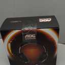 AOC Wireless Gaming Headset Compatible with PS5/4, Nintendo Switch, PC, Bluetooth 5.4 & 2.4GHz Gaming Headphones with Noise Canceling Mic, RGB, Type-C, 20ms Latency, 45H, 7.1 Virtual Surround- Black