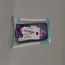 Compatible with Samsung Galaxy S23 Case,Stained Glass Purple Flower Four Corner Airbag Case for Samsung Galaxy S23,Christmas Drop Protection Corner