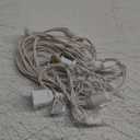 Novelty Lights Vintage Style T5 Warm White LED Christmas Lights, 11 Feet White Wire String of 10 Mini Bulbs, UL Listed Indoor/Outdoor Tree Lighting