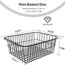 Dry Goods Wire Basket Replacement for Coolers, Compatible with Igloo 70/72/94 Qt Models, Cooler Storage Organizer