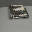 2 x CXMEIFLY Christmas Pillow Covers 16x16 Inch Set of 2 Cream Black Christmas Tree Snowflakes Decor Throw Pillows Winter Xmas Holiday Outdoor Cushion Cases for Couch Bed Decorations