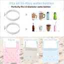 4 x 2pcs Cup Holder for Bogg Bag Compatible with Stanley 30oz 40oz Water Bottle, Drink Holder Plastic Insert for Bogg Bag & Simply Southern Beach Totes Accessories (white)