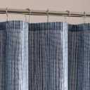 SLEEP ZONE Blue Shower Curtain Waterproof Curtains for Bathroom Decor Bathtub Geometric Shower Curtain 72" 72"