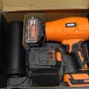 Leaf Blower Cordless with Battery and Charger,500,000 RPM,Extended Nozzle,Lightweight Handheld Design,Blower for Patio Cleaning,car Blowing Water,Blowing Leaves and Dust (Bright Orange