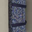 American Mahjong Set with Blue Carrying Bag, 166 White Tiles, 4 All-in-One Rack/Pushers, Mahjong Tiles Set (Ma Jong, Mah-Jongg, Majiang)