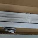 No Drill Cordless Vinyl Mini Blinds,White,32.5" W x 48" H | 1",No Tools,Horizontal Window Blinds,Light Filtering,Indoor Windows