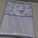 TIASUSAN Large Blue Mahjong Mat (31.5” x 31.5”) with Black Carrying Bag, Anti-Slip, Noise-Reducing Table Cover for Mahjong, Poker, Board Games, Dominoes, and Card Games