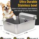 5Gal/20L Automatic Water Dispenser for Dogs,Large Size Stainless Steel Bowl,Self Filling Auto Water Bowl Outdoor for Livestock Animal Drinking