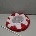 BRIGHTDECK Outdoor Christmas Ornaments, Lighted Pop-Up Outdoor Holiday Ball Decoration with 80 LED Lights, 8 Light Modes, Lighted Collapsible Holiday Decorations for Yard, Home (RED)