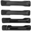 ABS Car Exterior Door Handle Cover Set Outside Door Handle Cover Compatible with Hyundai Santa Fe 2024-2026 AccessoriesTouch Version (Gloss Black Style)
