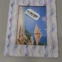 Blue Waves Picture Frame 4x6, Gifts for Ocean Beach Lovers,Sea Waves Ocean Picture Photo Frames for Beachy House Desk Tabletop Shelf Wall Display Decoration