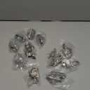 QCAA Steel Window Sash Lock, CTC 2", Satin Nickel, 12 Pack, Made in Taiwan