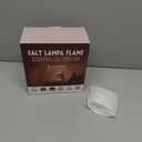 SALKING 2-in-1 Himalayan Salt Lamp & Ultrasonic Essential Oil Diffuser, Aromatherapy Diffuser Cool Mist Humidifier, Original Salt Therapy Lamp, 100% Pure Himalayan Salt, Ambient Glow, 150ml (White)