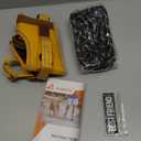 AUROTH Dog Harness and Leash Set, Soft Padded Service Vest Harness with 5.25FT Dog Leash, Easy On Pet Vest, Adjustable Reflective No Pull Dog Harnes Medium Sized, Easy Walking and Training