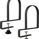 Bookends for Shelves - Heavy-Duty Adjustable Clamped Metal Book Ends Book Shelf Holders, Non-Skid Bookends Stoppers Supports