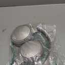 RUNOLIM Hybrid Active Noise Cancelling Headphones, 70H Playtime, Built-in Microphone, Bluetooth Wireless Over Ear Foldable Headphones with HiFi Audio, Home Travel Office (Silver)