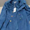 GRACE KARIN 2024 Women's Fashion Trench Coat Notch Lapel Double Breasted Thick A Line Pea Coats Jacket with Pockets(S-2XL) (Medium)