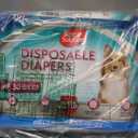 Simple Solution Disposable Dog Diapers, Female Dog Diapers, Puppy Potty Training, Incontinence and Heat Cycle Protection, Medium Diapers for Dogs, 15-23 Inch Waist, 30 Count