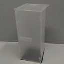 uxcell Acrylic Clear Display Case Box Dustproof Protection Showcase Cube Collectibles Show Box 3.9x3.9x11.8inch