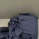 California Design Den Natural 100% Cotton Sheets for Queen Size Bed - Soft 400 Thread Count Sateen, Deep Pockets with All Around Elastic for a Snug Fit, Durable Bedding - Indigo Dusty Blue