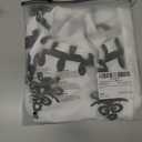 SOLY HUX Women's Plus Size Floral One Shoulder Top Tie Neck Blouse Poncho Boho Shirts (White, XXL)