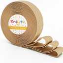 SmiLife Silicone Gripper Elastic Band for Sewing, Beige, 1.05 Inches x 12 Yards